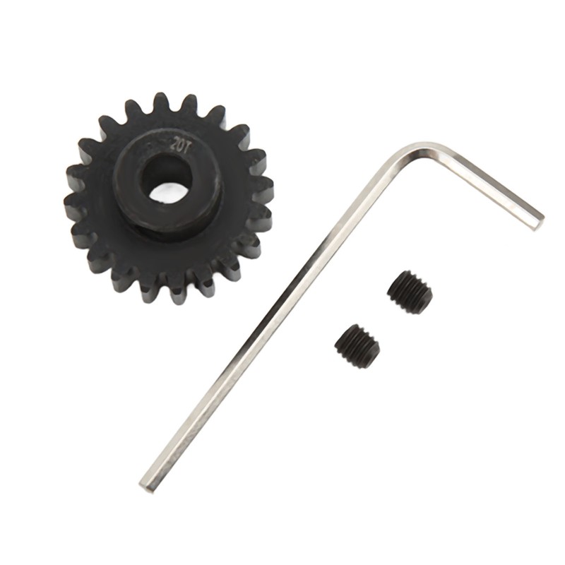 20T Pinion Gear with Set Screws Mod 1 5mm Shaft