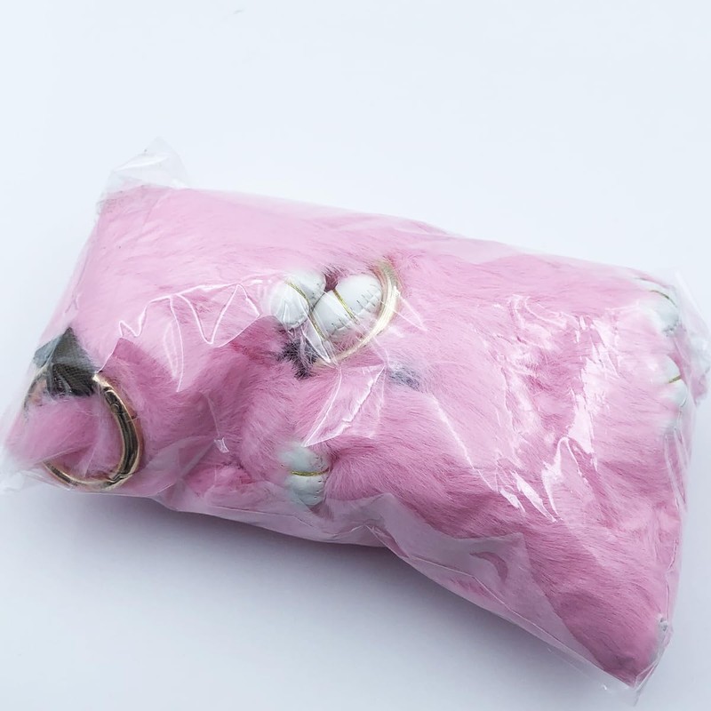 Sqzrpomddy Keychain, Keychain, Cute, Rabbit, Fluffy, Keyring, Bag Hanging Decoration,