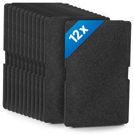 Siegvoll 12 x Tumble Dryer Sponge Filter for Beko Grundig Blomberg ElektraBregenz 2964840100, Evaporator Filter Sponge 240 x 155 x 11 mm, Lint Filter for Heat Pump and Condenser Dryer