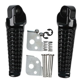 XMT-MOTO Rear Footrest FootPeg Fit For Suzuki GSXR 600 1997-2000 DR-Z400SM 2005-2009 Black