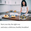 6 Cups Egg Poacher, Stainless Steel Stovetop Poached Egg Cooker,