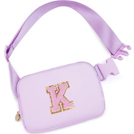 Uygafly Birthday Gifts for 6 7 8 9 10 11 12 13 Year Old Girls,Fanny Pack Belt Bag Crossbody Bags for Women Girls Kids,Fashion Waist Packs Cute Teen Trendy Stuff Travel Essentials | Lavender,K