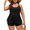 NIeyook Tankini Swimsuits for Women 2 Piece Plus Size Bathing