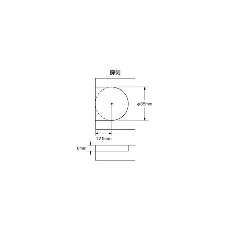 Hi-Logic Angle Hinge AB Color 24×24 17197