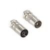 HB-Digital 2-Piece SAT Antenna Adapter Set – Antenna Plug (Male)