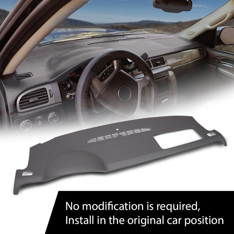 ALLGOOD Molded Dash Board Cover Cap, Compatible with Chevy Tahoe