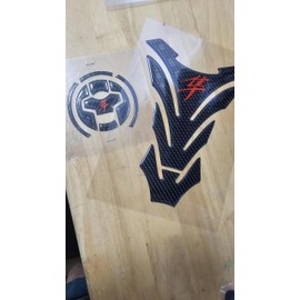 REVSOSTAR Real Carbon Fibre Fuel Gas Cap, Tank Cap, Tank Protector Pad, Fuel Cover for GSX1300(2021-)