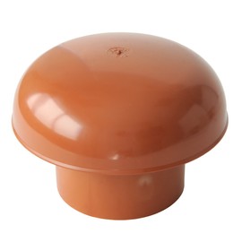 First Plast cdvm100t Ventilation Hat Head esalatore, Red, Diameter 100 mm