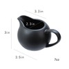 RockTrend Black Simple - Juego de servir café de cerámica,