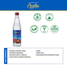 Cortas - Rose Flower Water, 17 Fl Oz (500ml), Large