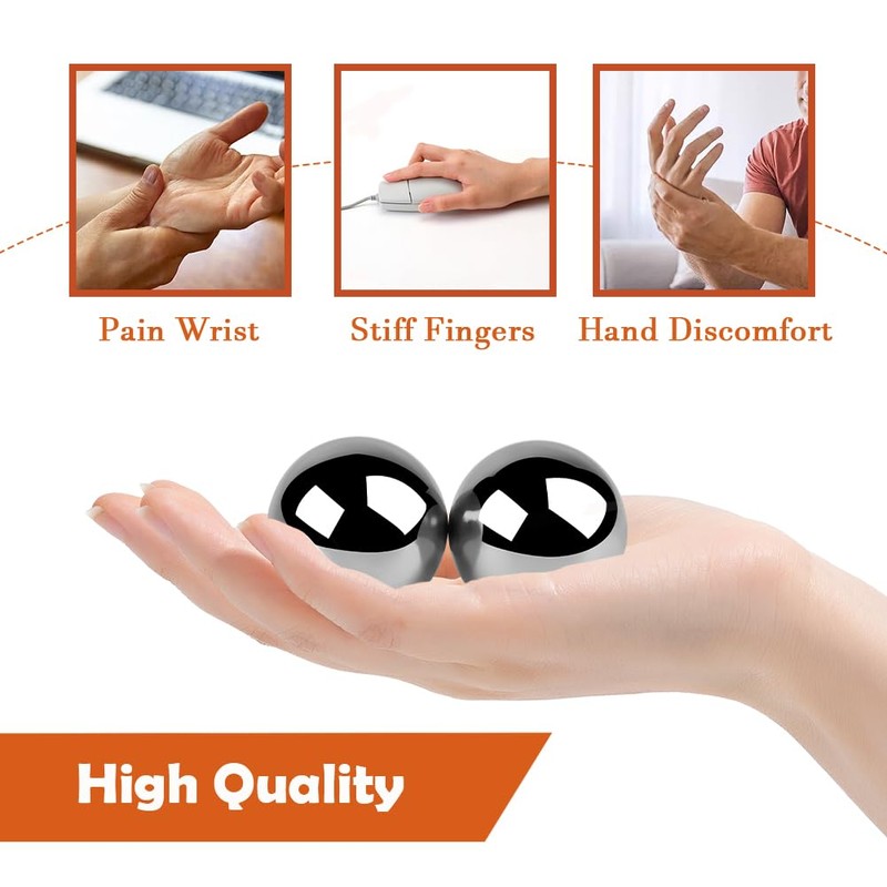 Chinese Baoding Balls for Hand Therapy: 1.57 Inch 1.146lb Meditation