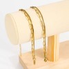 XYWstore Women's Gold Layered Bracelet, Alloy Square Snake Chain and