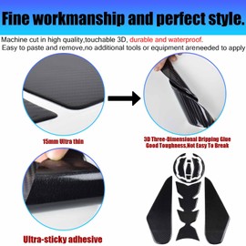 Midimttop Motorcycle Tank Pad Protector Sticker Knee Grip Traction Side Stickers Compatible with Ka-wa-sa-ki Ninja400 Z400 Ninja 400 Z400 2018 2019 2020 2021 2022 2023