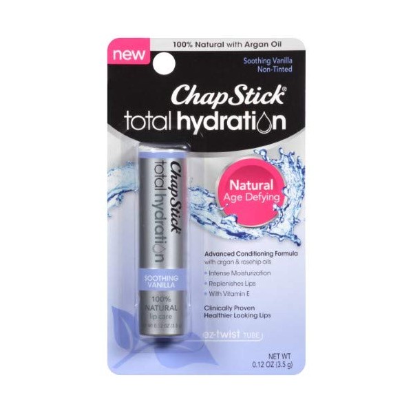ChapStick Total Hydration Soothing Vanilla (Pack of 2)