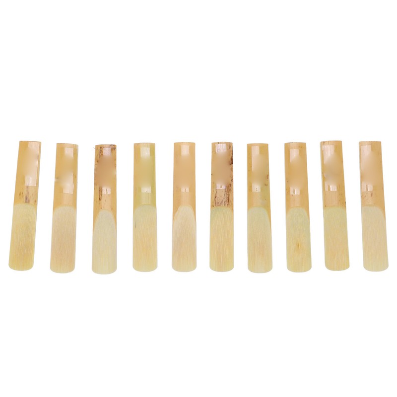 10Pcs 3.0 Clarinet Reed Wood Colour B Flat Traditional Reeds