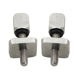 UP100 10pcs Surf Longboard SUP Center Sliding Fin Box Plate Smart Stainless Screw (Manual Tip)
