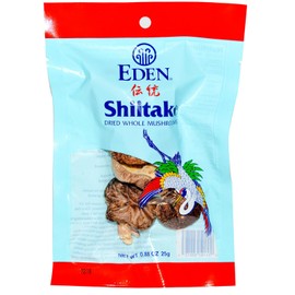Eden Shiitake Mushrooms, 0.88 oz, Whole Dried