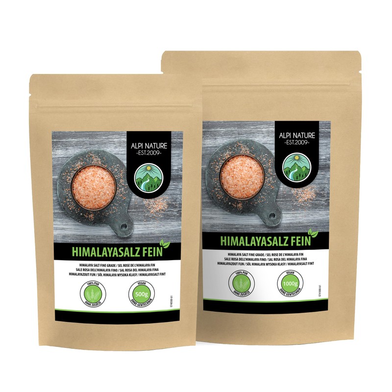 Pink Himalayan Salt fine Grade (500g), Fine Pink Crystal Salt