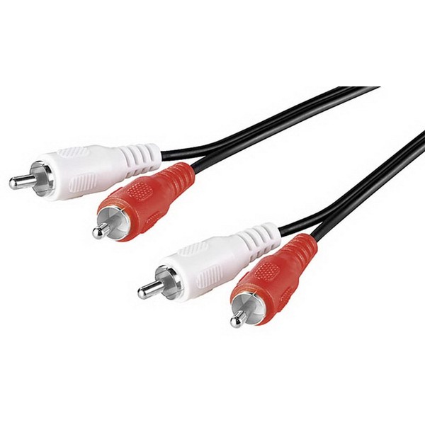 Goobay 33654 Stereo RCA cable 2x RCA; shielded - 2