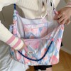 Women's Tote Bag, Handbag, Shoulder Bag, Foldable, Drawstring Pattern, Large