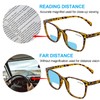OCCI CHIARI Transition Bifocal Reading Glasses for Men XL Blue