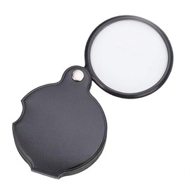 5X Mini Magnifying Glass Folding Pocket Magnifier Bigeye Glass Handheld Loupe for Reading Newspaper, Book, Magazine, Science Class, Hobby, Jewelry 60mm