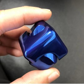 Deyagoo Adult Stress Relief Toys, Alloy Metal Gyro Relaxation Toys, Fidgety Fingertip Small Gyro, Party Gift Small Toys to Relieve Anxiety, Office Leisure Toys Suitable for Teenagers, Boyfriends, Men, Women's Stress Relief Gifts (Classic Edition（blue ）)