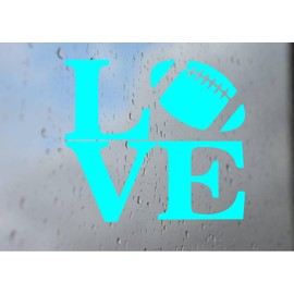 Football Love, Sports Decals for Truck, Funny, Tumbler, Window, Laptop, Phone, Stickers, Home Decoration.