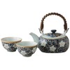 Hasami Ware 11482 Soil Bottle, Bath Cups, Set of 3,