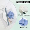 4 Pcs Mini Squeegee with Hanging Hook Shower Mirror Squeegee