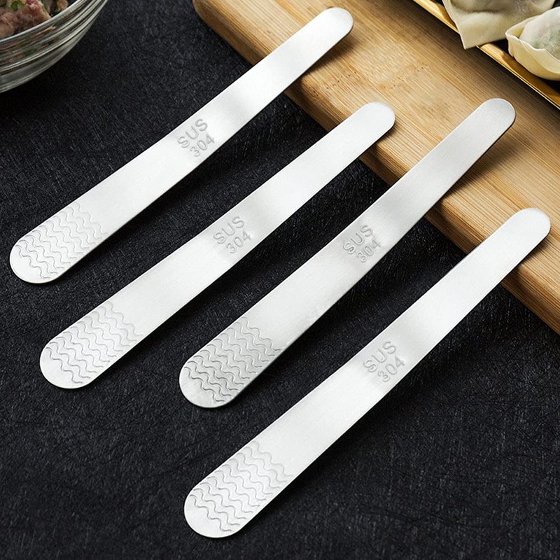 4 Pcs 304 Stainless Steel Dumpling Filling Spoons Ravioli Stuffing