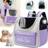 Mochila Transportadora Bolsa Mascota Perro Gato Viaje