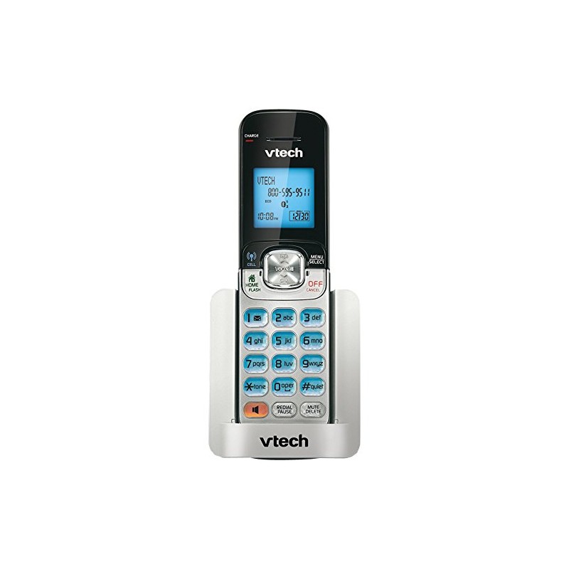 VTech DS6501 Accessory Cordless Handset, Silver/Black | Requires a VTech