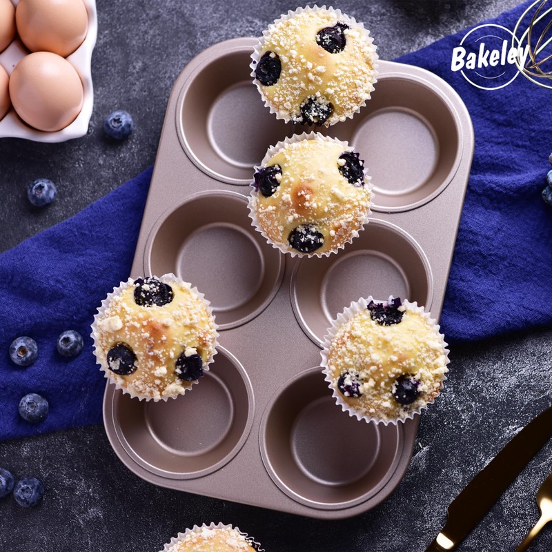 Bakeley Muffin Tray, Pack of 6