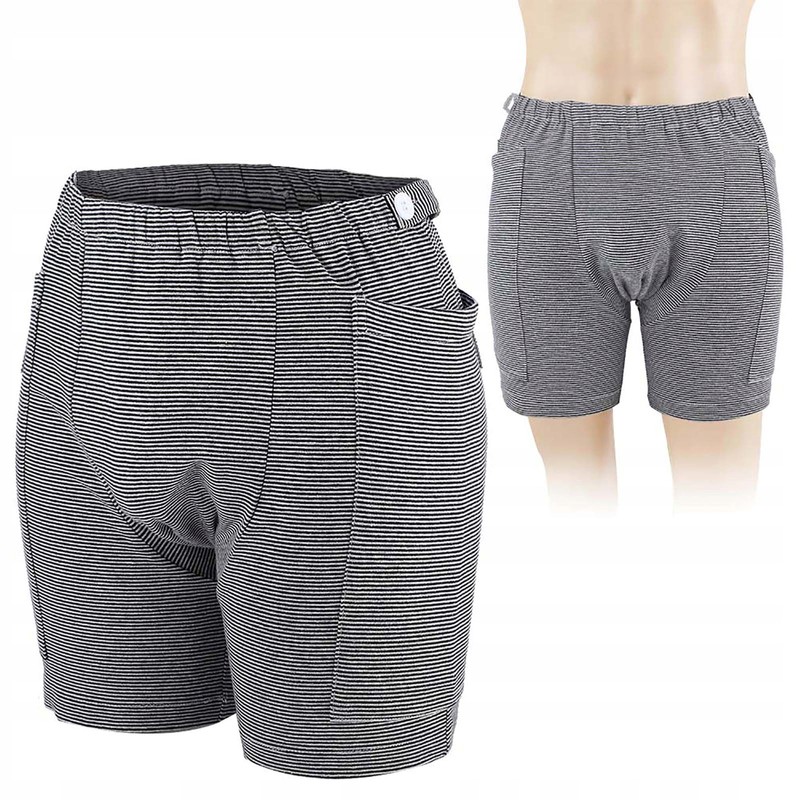 Incontinence Underwear Double Pocket for 2000ML Urine Bag Bladder Patient