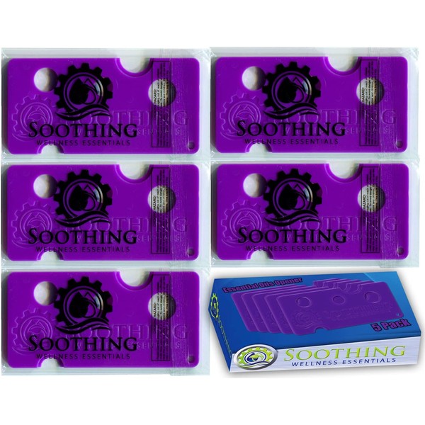 Soothing Wellness Essentials 5 PACK Essential Oils Opener Key Tool Set (ORCHID PURPLE) - The Perfect Opener and Remover Accessory for Roller Balls and Caps on Most Bottles