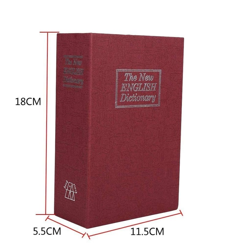 BuchSafe with Combination Lock, Book Safe Dictionary with Secret Hide,