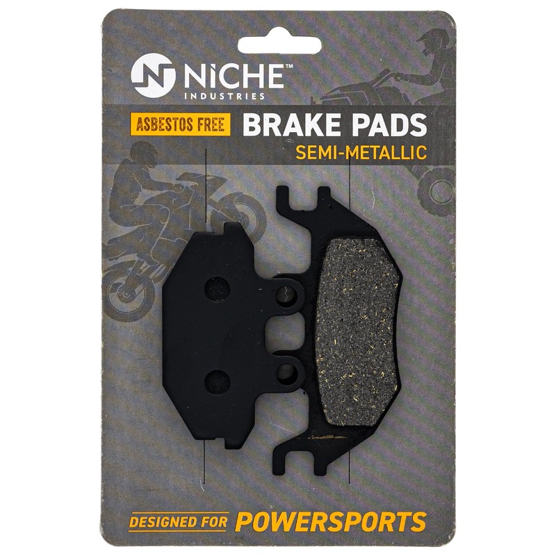 NICHE Brake Pad Set for Kawasaki Mule PRO FX FXR