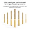 Guojiang 1/4 Shank Straight Brazed Diamond Profile Wheel Router Bit