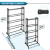 IRONWALLS 3D Printer Filament Rack with Wheel, 5 Tier, 51"