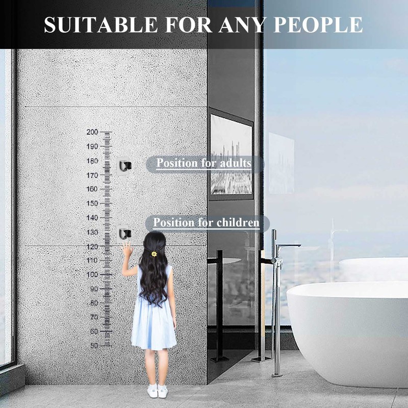 Shower Head Holder Strong Adhesive Adjustable Handheld Shower Wand Holder