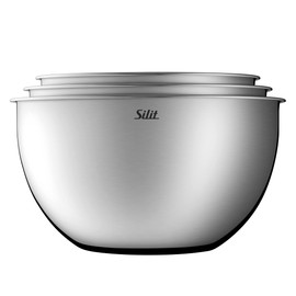 Silit 3-Piece Kitchen Bowl Set Stainless Steel Multifunctional Mixing Bowl, Salad Bowl, Serving Bowl, Stackable