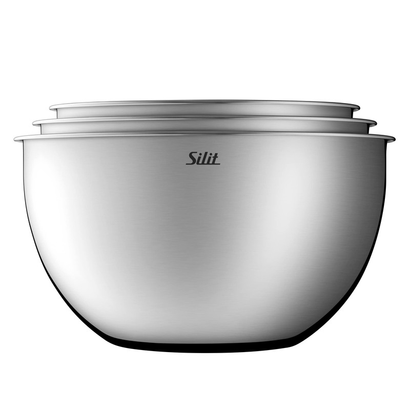 Silit 3-Piece Kitchen Bowl Set Stainless Steel Multifunctional Mixing Bowl,