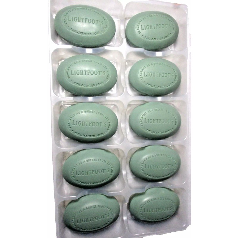 Lightfoot's Lightfoots Fragrant Pine Bar Soap Hard Milled & Moisturizing