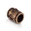 NKlaus Bronze Hair Beard Bead Thor's Hammer Germanic Celtic Viking