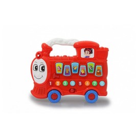JAMARA 460594 Music Locomotive Tschu, Red