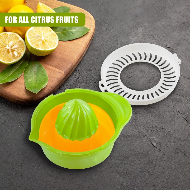 GEEZY Plastic Manual Juicer, 220ml Capacity – BPA Free, Dishwasher