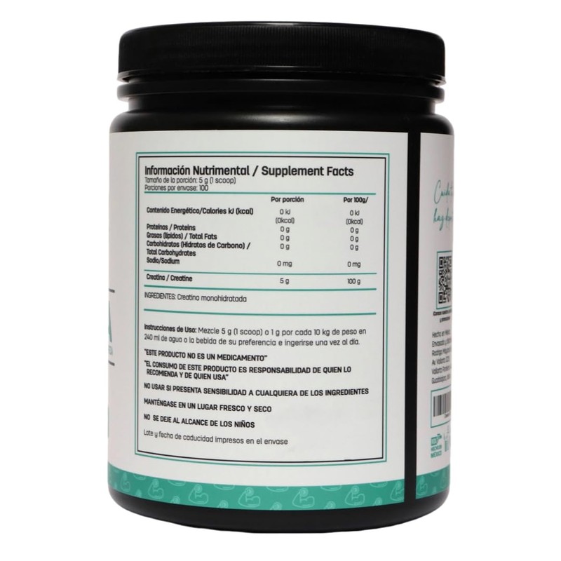 Bemestar Wellness | Creatina Monohidratada de Alta Pureza En Polvo