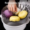 Foldable Vegetable Steam Basket No Warping 304 Stainless Steel Folding