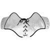 HDBUBALUS PU Leather Heat Saddle Black Shield Deflector Fits For